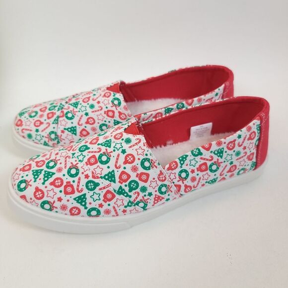 Tommy Bahama Christmas Memory Foam Slip-On Shoes Women Size 8.5 - Picture 1 of 13